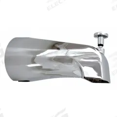 AMERICAN STANDARD Tub Diverter Spout: 1/2 in Connection Size, FNPT Connection, 5 1/8 in Spout Reach (MPN 022635-0020A). Key specifications — Tub Spout Connection Type: FNPT; Trim Finish: Polished Chrome; Tub Spout Material: Steel; Brand: AMERICAN STANDARD.