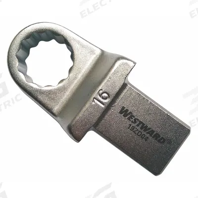 WESTWARD Interchangeable Torque Wrench Head: 14mm x 18mm Drive Size, 16 mm Size - 12-Point Box End Torque Wrench Heads