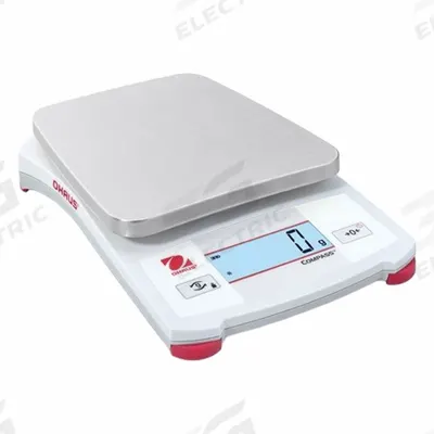 OHAUS Industrial Balance: (3) AA Batteries, 5 in x 5 5/8 in, Not IP Rated - Industrial Balances
