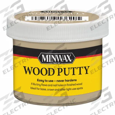 MINWAX Wood Putty: Wood Repair, 3.75 oz Container Size, Pail - Wood Repair Putties