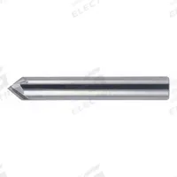 CLEVELAND Chamfer Mill: Carbide, 4 Flute, 120°, 1/2" Mill Dia, 3" OAL (MPN C66228)