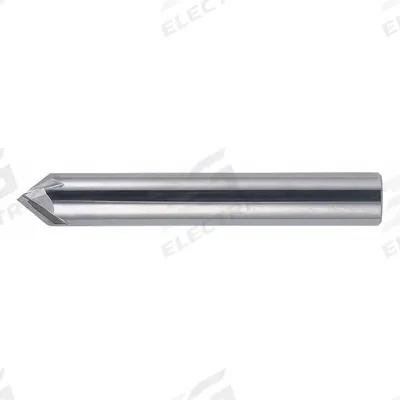 CLEVELAND Chamfer Mill: Carbide, 4 Flute, 120°, 1/2" Mill Dia, 3" OAL (MPN C66228) - Carbide Chamfer Mills