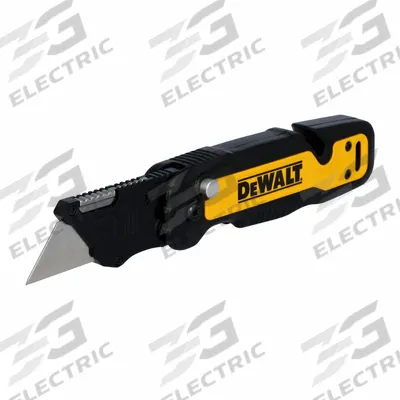 DEWALT Folding Utility Knife: 4.5 in/8.5 in, Steel, Aluminum - Assisted-Opening Utility Knives