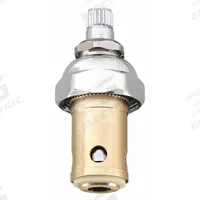 T&S BRASS Cartridge Assembly: For Quarter-Turn Eterna Spindle Series, Use with Hot/Cold Water, Brass (MPN 007947-40). Key specifications — Compatible Series: Quarter-Turn Eterna Spindle; For Water Temperature: Hot/Cold; Compatible Brand: T&S Brass; Product Type: Cartridge; Includes: (1) Bonnet; Material: Brass.