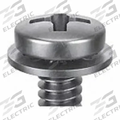 SEMS Screw: Internal Tooth, #4-40 Thread Size, 1/8 in Lg, Stainless Steel, Passivated - Machine Screws with Internal Tooth Lock Washers