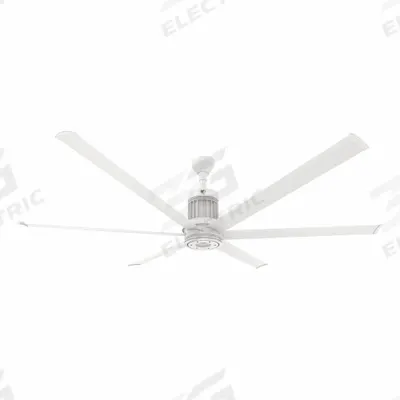 BIG ASS FANS Ceiling Fan: 15,814 cfm Airflow, 7 ft Blade Dia, 7 Speeds, 100 to 277V AC - Industrial HVLS Ceiling Fans