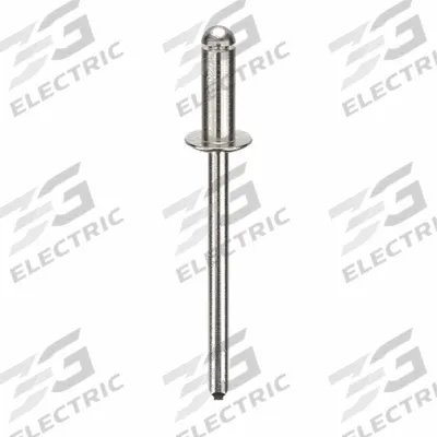 APPROVED VENDOR Blind Rivet,1 29/40" L,0.156" dia,PK500: Inch, 1 23/32 in Overall Lg, 27/64 in Body Lg - Domed-Head Blind Rivets