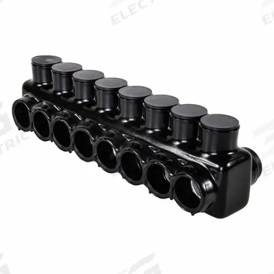 POLARIS Multitap Connector: 8 Port, Double-Sided Entry, 10 AWG – 350 kcmil Wire Size - Dry-Location Double-Sided Entry Multitap Connectors