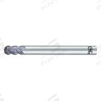 OSG Ball End Mill: Carbide, Diamond Coated, 4 Flute, 5/16" Mill Dia, 13/16" LOC, 2-1/2" OAL (MPN 70301316)