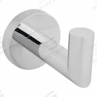 TAYMOR Robe Hook: 2 in x 2 in x 2 7/8 in, Zinc, Polished, Mounting Plates/Nylon Anchors/Screws (MPN 04-2801). Key specifications — Brand: TAYMOR; Material: Zinc.