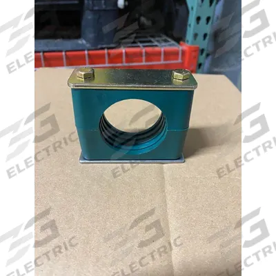 ZSI Vibration-Dampening Beta Clamp: Ribbed Bore, Steel Clamp, Polypropylene Cushion - Vibration-Dampening Textured Core Beta Clamps