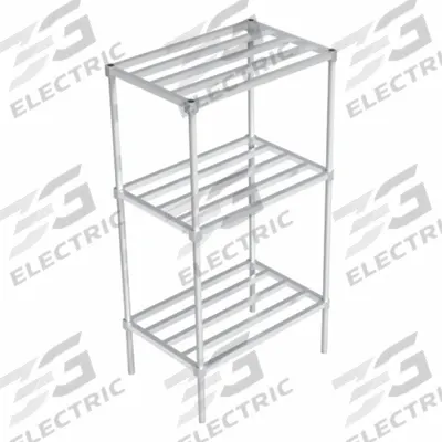 NEW AGE INDUSTRIAL Standard Shelving: 68 1/4 in x 24 in x 36 in, HD-Bar Shelf - Aluminum Open Metal Shelving