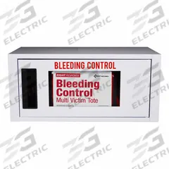 FIRST AID ONLY Bleed Control Kits: Metal Cabinet, 6 People Served, 42 Components (MPN 91521). Key specifications — Brand: FIRST AID ONLY; Wound Dressings Included: (6) Trauma Dressings; Housing Material: Metal.