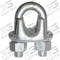 APPROVED VENDOR Wire Rope U-Bolt Clip: 1 in Compatible Rope Dia, 26 in Rope Turnback Lg, Steel (MPN 4DV44). Key specifications — Fabrication: Forged; Color: Silver; Material: Steel; Brand: APPROVED VENDOR.