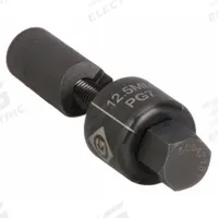 GREENLEE Knockout Punch and Die Kit: 10 ga Sheet Metal Capacity (Steel), 57/64 in Nominal Size (MPN 745H-1/2). Key specifications — attr63418: 745H-1/2; attr63421: GREENLEE; attr63425: Yes; attr63427: Battery-Hydraulic; attr63430: Brass.