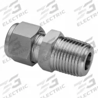 HAM-LET Compression Fitting Adapter: 7/8 in OD x 3/4 in Pipe Fitting Size, Tube x MNPT (MPN 768L SS 7/8 X 3/4). Key specifications — Series: Let-Lok; Compatible Fitting Brands: Parker A-LOK; Brand: HAM-LET; Fitting Size: 7/8 in OD x 3/4 in Pipe.