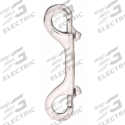 LUCKY LINE PRODUCTS Slide Bolt Snap: 2 Snaps, Slide Bolt, Stainless Steel - Slide Bolt Spring Snaps