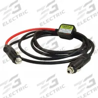QUICKCABLE In-Cab Charging Cord: 20 ga Cable Wire Gauge, 10 ft Cable Lg (MPN 604095-360-001)