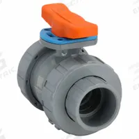 HAYWARD FLOW CONTROL Manual Two-Way Ball Valve: 2 in, CPVC, Straight, 250 psi Max. Pressure (CWP) (MPN TBH2200ASTV0000). Key specifications — Brand: HAYWARD FLOW CONTROL; Handle: Locking Tee.