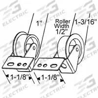 APPROVED VENDOR Drawer Guide Roller: 150 lb Load Capacity (MPN 900-11808). Key specifications — attr93587: APPROVED VENDOR; attr1062758: Guide Roller.