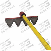 NUPLA Fire Rake: Rake, Fire Rake, Fiberglass, 1.94 lb Head Wt, 5 ft Overall Lg (MPN 6894244). Key specifications — Handle Material: Fiberglass; Brand: NUPLA.