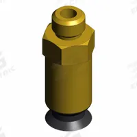 SMC Vacuum Pad: Flat, M5 x 0.8, 6 mm Pad Dia, Silicone, Black, 40, 20 mm Pad Ht, ZPT (MPN ZPT06US-A5). Key specifications — attr1019101: ZPT06US-A5; attr1019103: SMC; attr1019107: 40.