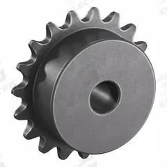 TSUBAKI Sprocket: One-Sided Hub, For Single Strands, 35, 19 Teeth, 2.279 in Pitch Dia, Steel (MPN 35B19). Key specifications — Brand: TSUBAKI.