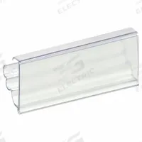 AIGNER INDEX Label Holder: 3 in x 1 1/4 in, Clear, Slide-In, 25 Label Holders, Snap-On, 25 PK (MPN WRS1253). Key specifications — Color: Clear; Label Attachment Type: Slide-In; Finish: Smooth; Mounting Type: Snap-On; Material: Plastic; Brand: AIGNER INDEX.
