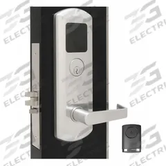TOWNSTEEL Electronic Keyless Lock: RFID, ADA Compliant, Chrome (MPN FME-4020-RFID-S-626). Key specifications — Product Type: Electronic Keyless Lock; Manufacturer Part Number: FME-4020-RFID-S-626; Access Method: RFID; Key Override Options: Schlage "C" 6 Pin Keyway; Lever Style: Clutch.