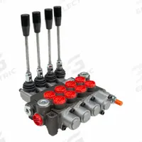 CHIEF Hydraulic Directional Control Valve: Four-Way / Three Positions, Tandem Center, 4 Spools (MPN 220840). Key specifications — attr1017968: CHIEF; attr1017969: Tandem Center; attr1018005: Spring Center To Neutral.