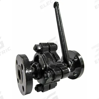 UNITED BRASS WORKS Gate Valve: 1 in, Carbon Steel, Non-Rising, Class 300 Flange, 750 psi CWP - Lever-Actuated Boiler Blow-Of Gate Valves
