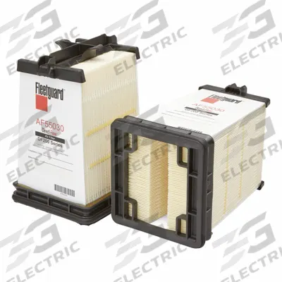FLEETGUARD Automotive Air Filter: Engine, 6 19/32 in Outside Dia - Bottom - Panel Engine Air Filters