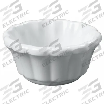 CARLISLE Scalloped Ramekin: 3 oz Capacity, Melamine, NSF Certified - Ramekins