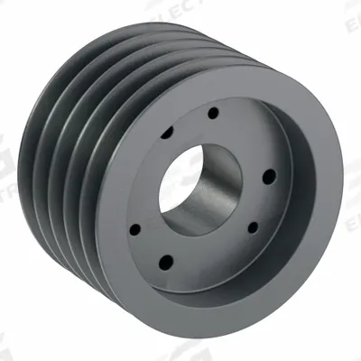 APPROVED VENDOR V-Belt Pulley: C85, 5 Groove, 8.9 in OD, Bushed Bore, E - Bushed-Bore Cast-Iron V-Belt Pulleys