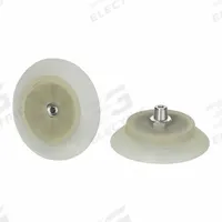 SCHMALZ Vacuum Pad Assembly: Flat, 1/4 in NPT Vacuum Port, 87.1 mm Pad Dia, Clear, 23 mm Pad Ht, SUF (MPN 10.01.01.15150). Key specifications — attr1019136: 10.01.01.15150; attr1019138: SCHMALZ; attr1019139: 55 A.