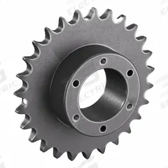 TRITAN Sprocket: For 80 Chain, 27 Teeth, 8.614 in Pitch Dia, 9.16 in Outside Dia, Steel (MPN 80SF27H). Key specifications — Brand: TRITAN; Required Bushing Series: SF.