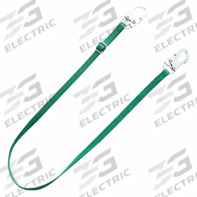MSA Positioning Lanyard: Steel Snap Hook, Steel Snap Hook, 6 ft Lg, 310 lb Capacity - Positioning & Restraint Lanyards