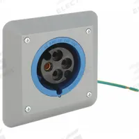 HUBBELL Pin and Sleeve Receptacle: Blue, 250V AC, Three Phase, 30 A, 3 Pole, 4 Wire, IEC Grounding (MPN L430R9). Key specifications — Brand: HUBBELL.