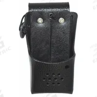 MOTOROLA Case with Fixed Belt Loop: Fits Motorola, Black, Hard Leather, Belt Loop/Cases, Leather (MPN AAJ14X506 LCC-134LD). Key specifications — Material: Hard Leather; Compatible Radio Brand: Motorola; Manufacturer Part Number: AAJ14X506 LCC-134LD; Compatible Radio Series: VX-454; Product Type: Case with Fixed Belt Loop; Color: Black; Brand: MOTOROLA; Compatible Radio Manufacturer Model Number: VX-459 with Display and High Capacity Battery.