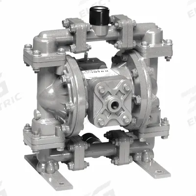 SANDPIPER Double Diaphragm Pump: 316 Stainless Steel Body, 1/2 in, NPT Connection - Stainless Steel Housing AODD Pumps