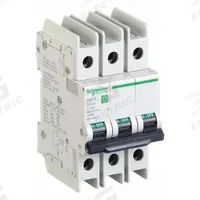 SCHNEIDER ELECTRIC IEC Miniature Circuit Breaker: 10 A Amps, 14kA at 120/240V AC, Screw Clamp, D (MPN M9F43310). Key specifications — DC Voltage Rating: Not Rated; Max. AIR Rating: 14kA at 120/240V AC; Terminal Connection: Screw Clamp; Series: C60BP; Brand: SCHNEIDER.