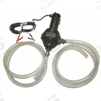 APPROVED VENDOR Electric Drum Pump: Pump with Hose, 1/4 hp HP, 12 V DC, 12 gpm, Polypropylene, PVC (MPN 12V-Trans). Key specifications — Brand: APPROVED VENDOR; Suction Tube Material: PVC.