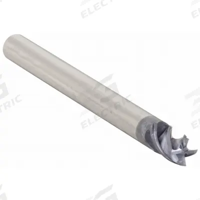 WIDIA HANITA Square End Mill: Carbide, TiAlN Coated, 4 Flute, 3/4" Mill Dia, 1" LOC - Fast-Cutting Carbide Square End Mills for Steel & Cast Iron
