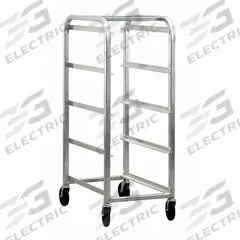 NEW AGE Bin Cart: 150 lb Max Load Capacity, 3 Bins, 16 in Compatible Bin Dp, 25 in Compatible Bin Lg (MPN 97205). Key specifications — Brand: NEW AGE; NSF Certified: No.