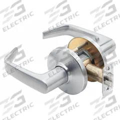 STANLEY SECURITY SOLUTIONS Door Lockset: Passage Lever Locksets, Chrome, ADA Compliant, LFIC (MPN 9K30Y15DS3626). Key specifications — Ligature Resistance: Not Ligature-Resistant; Brand: STANLEY SECURITY SOLUTIONS; Visual Indicator Message: No Message; Lockset Style: Contour Angle Return; ADA Compliant: Yes; Finish: Satin Chromium-Plated : Zinc Alloy.