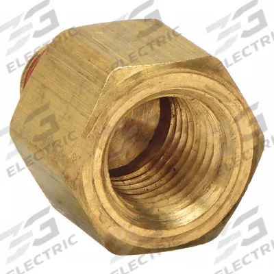 PARKER Metal Pipe Straight: Straight, 3/4 in x 3/8 in - Threaded High-Pressure Pipe Fittings with Sealant