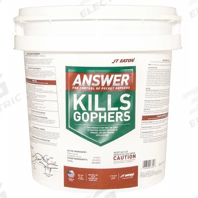 JT EATON Rodenticide: Pail, 10 lb Container Size, Diphacinone, Blocks - Rodenticides
