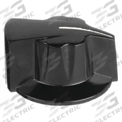 DAVIES Hand Knob: Pointer, Thermoset, 1.25 in Dia, 0.625 in Ht (MPN 1919AE). Key specifications — Brand: DAVIES; Mounting Type: Unthreaded Bushing.