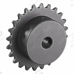TSUBAKI Single Strand Sprocket: 35, For 3/8 in Chain Pitch, 1/2 in Bore Dia, 24 Teeth, Steel (MPN 35B24F-1/2). Key specifications — Brand: TSUBAKI.