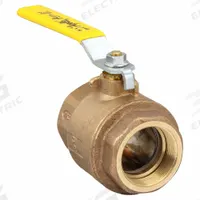 APOLLO Manual Two-Way Ball Valve: 2 in, Bronze, Straight, FNPT x FNPT, 600 psi Max. Pressure (CWP) (MPN 77C10801A). Key specifications — Brand: APOLLO; Handle: Lever.